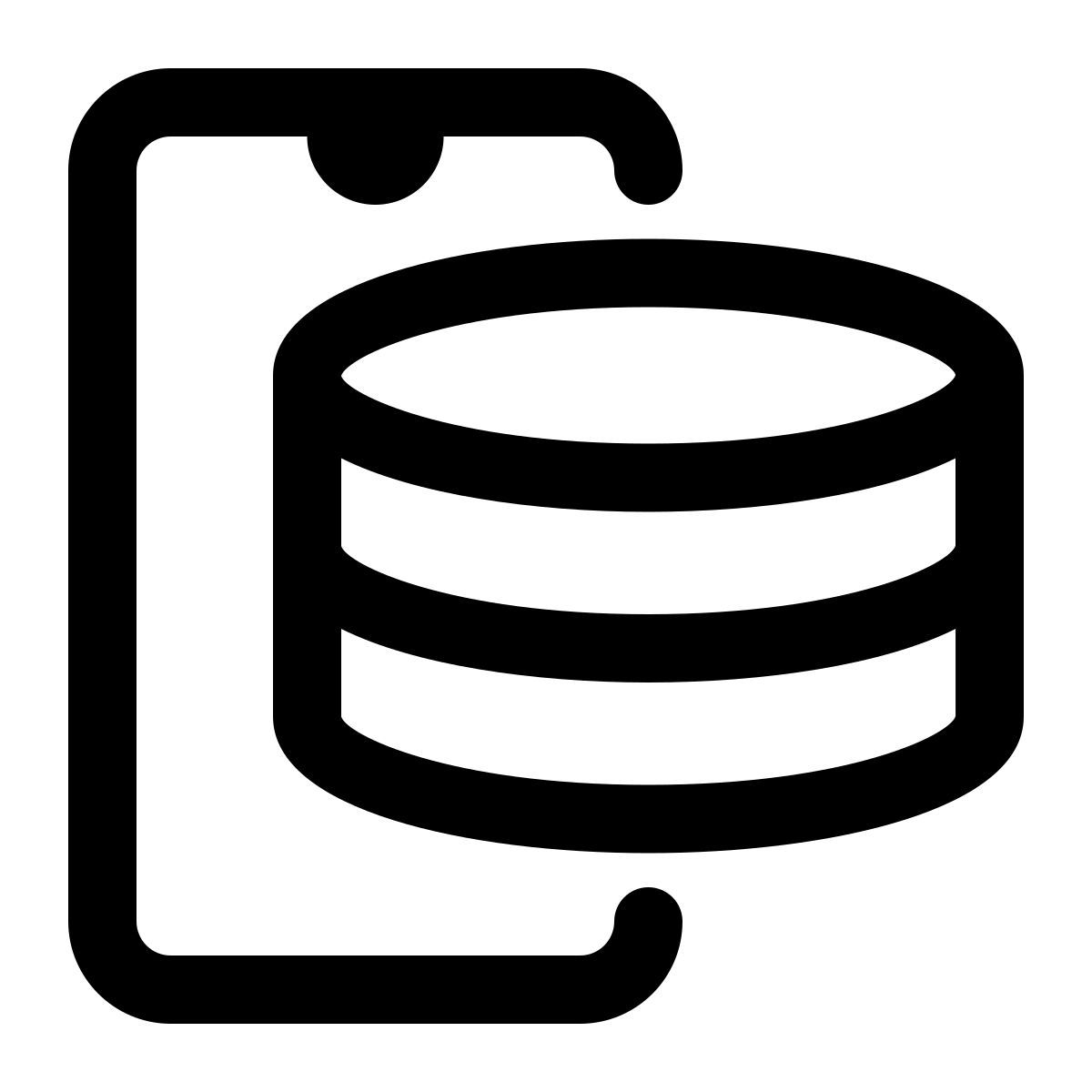 mobile database icon