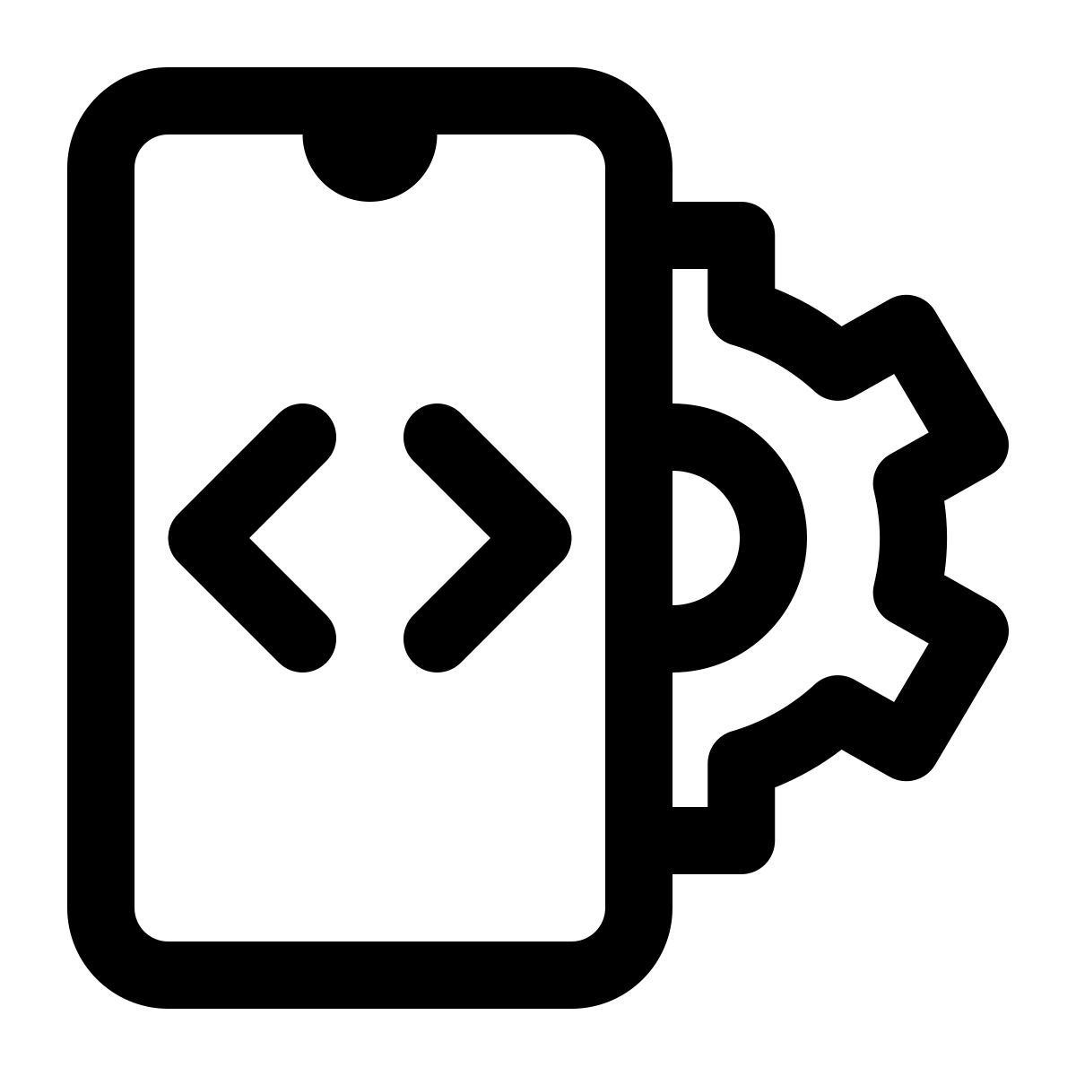mobile programming icon