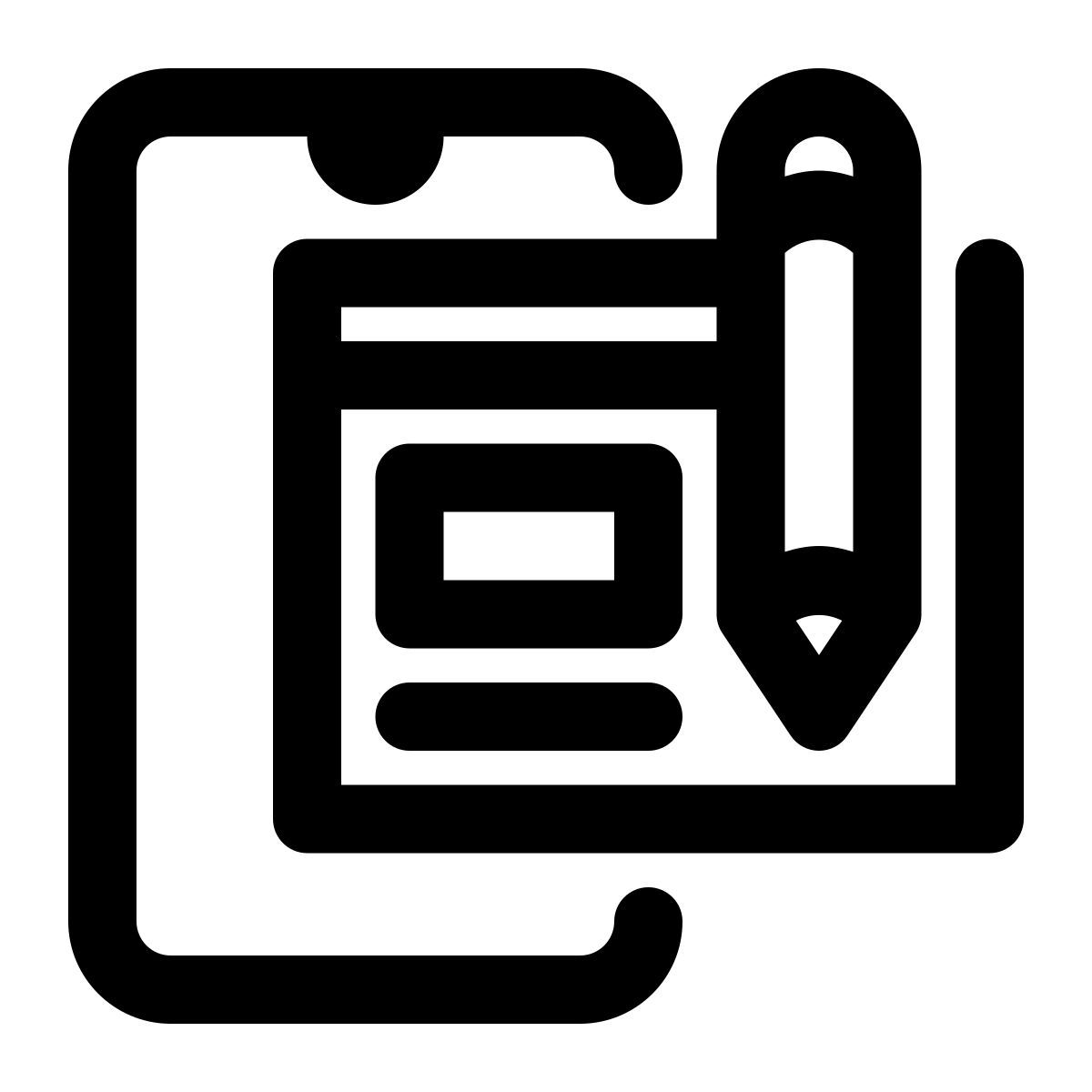 mobile ui design icon