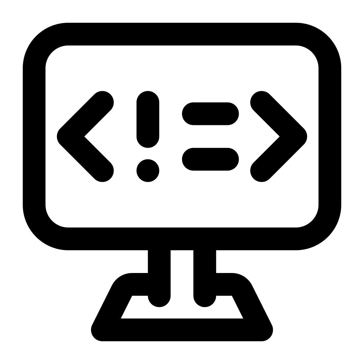 같지 않음 연산자 icon