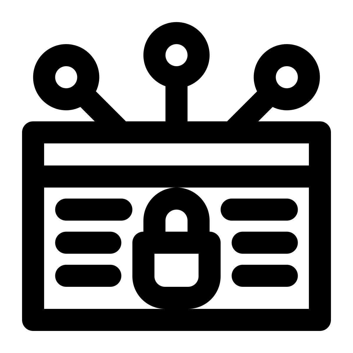 rete di blog privati icon