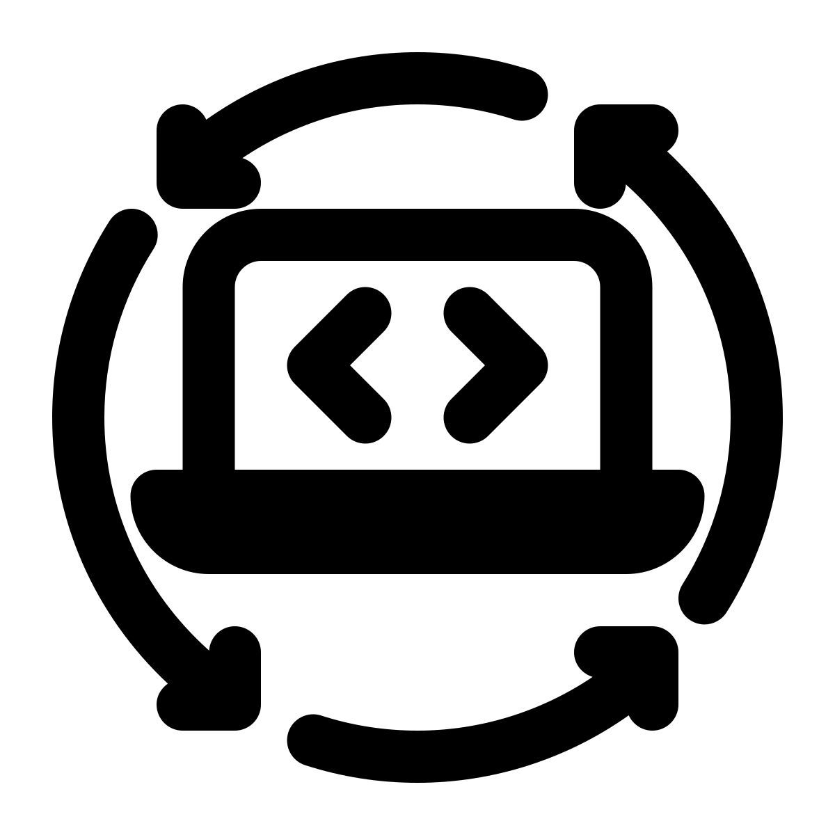 ciclo de vida de la programación icon