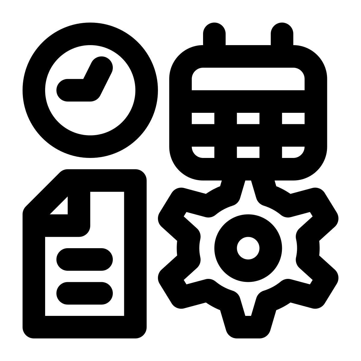 scheduling data icon