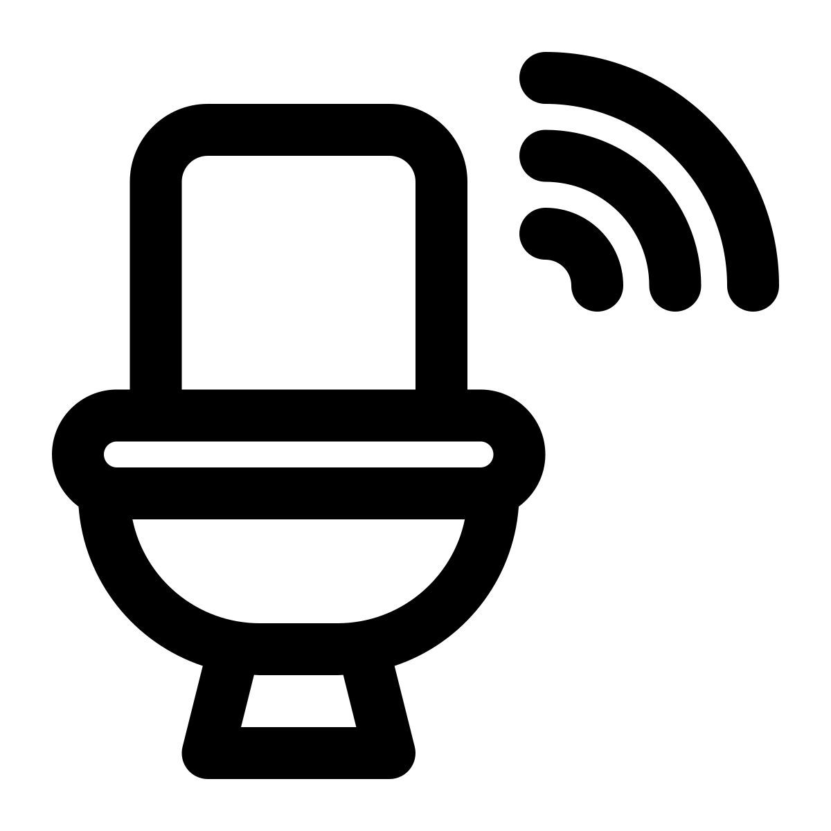 smart toilet icon
