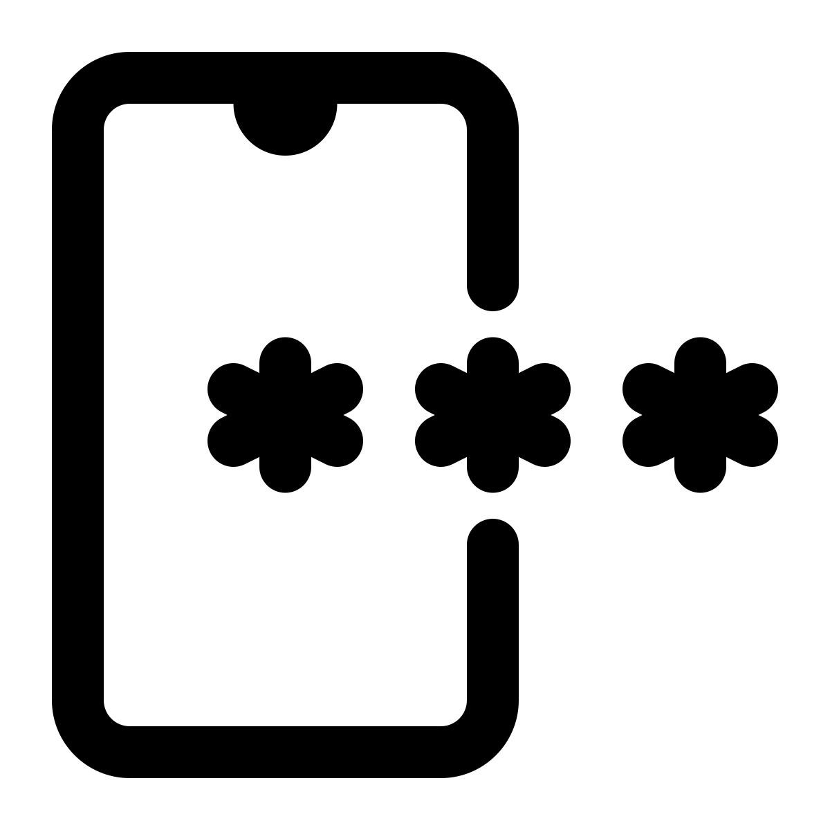 smartphone schlüsselwort icon