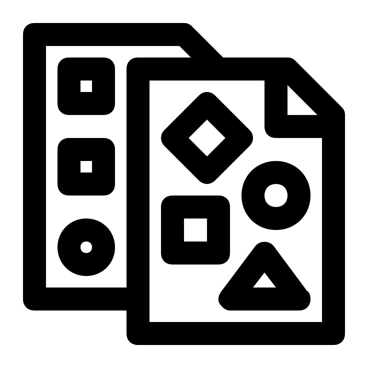 unstructured data icon