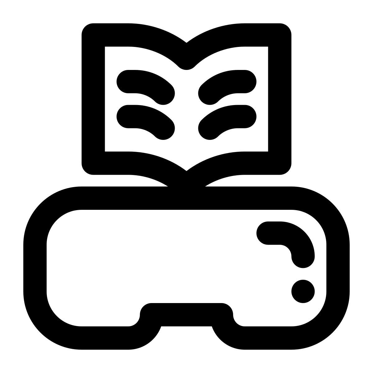 virtual reality education icon