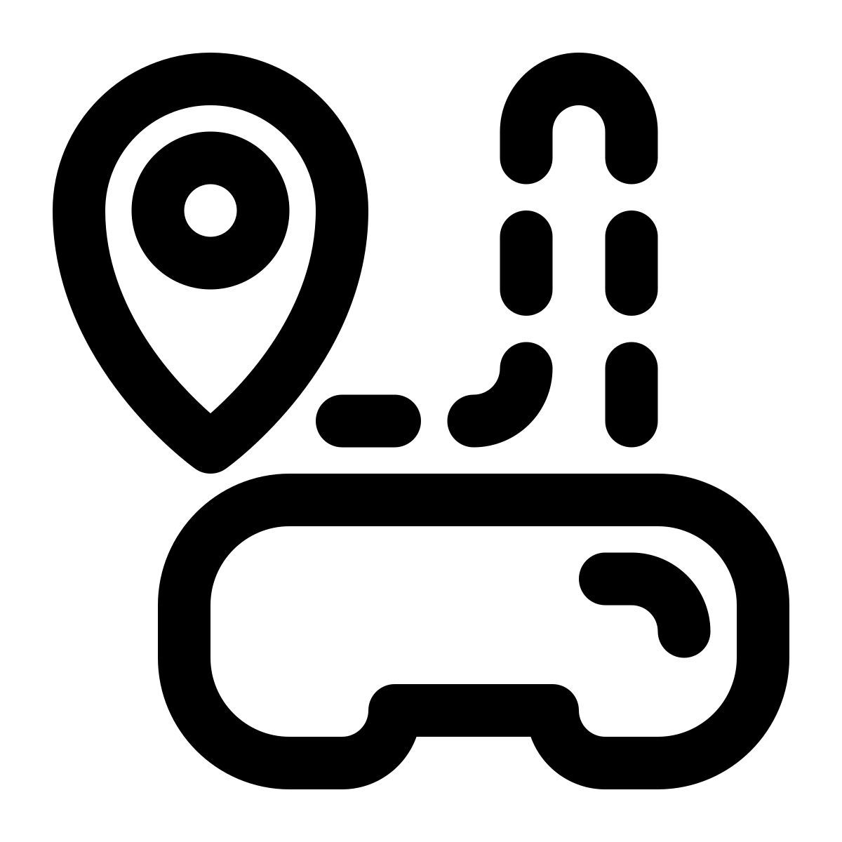 virtual reality navigation icon