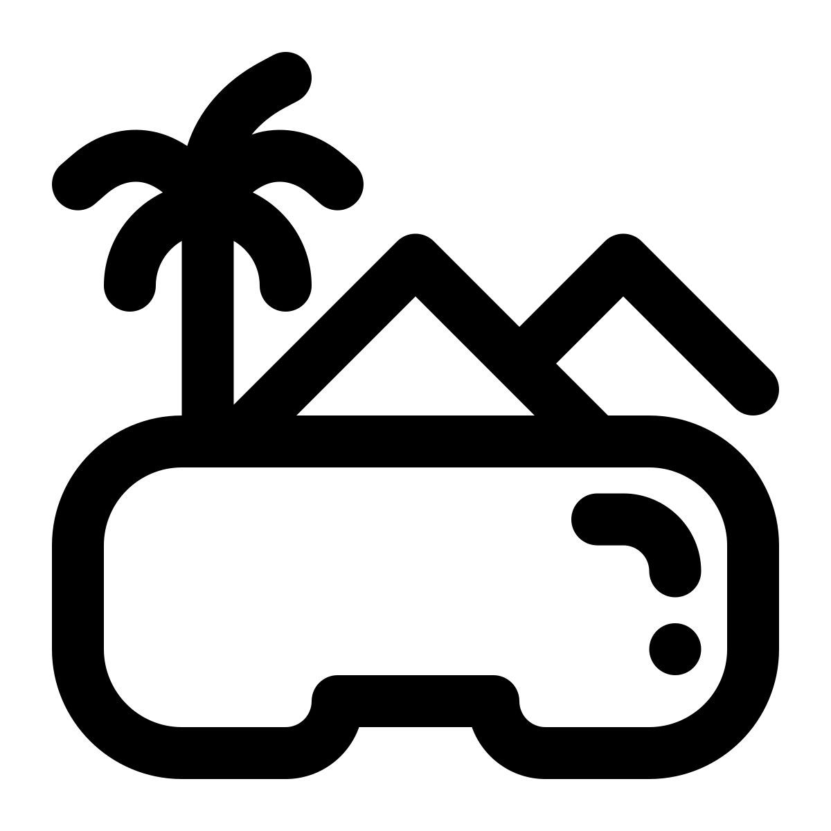 virtual reality tourism icon
