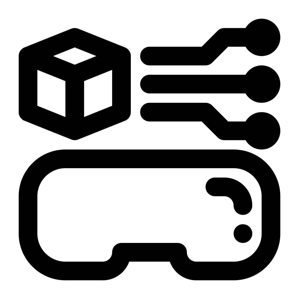 aplicación de realidad virtual icon