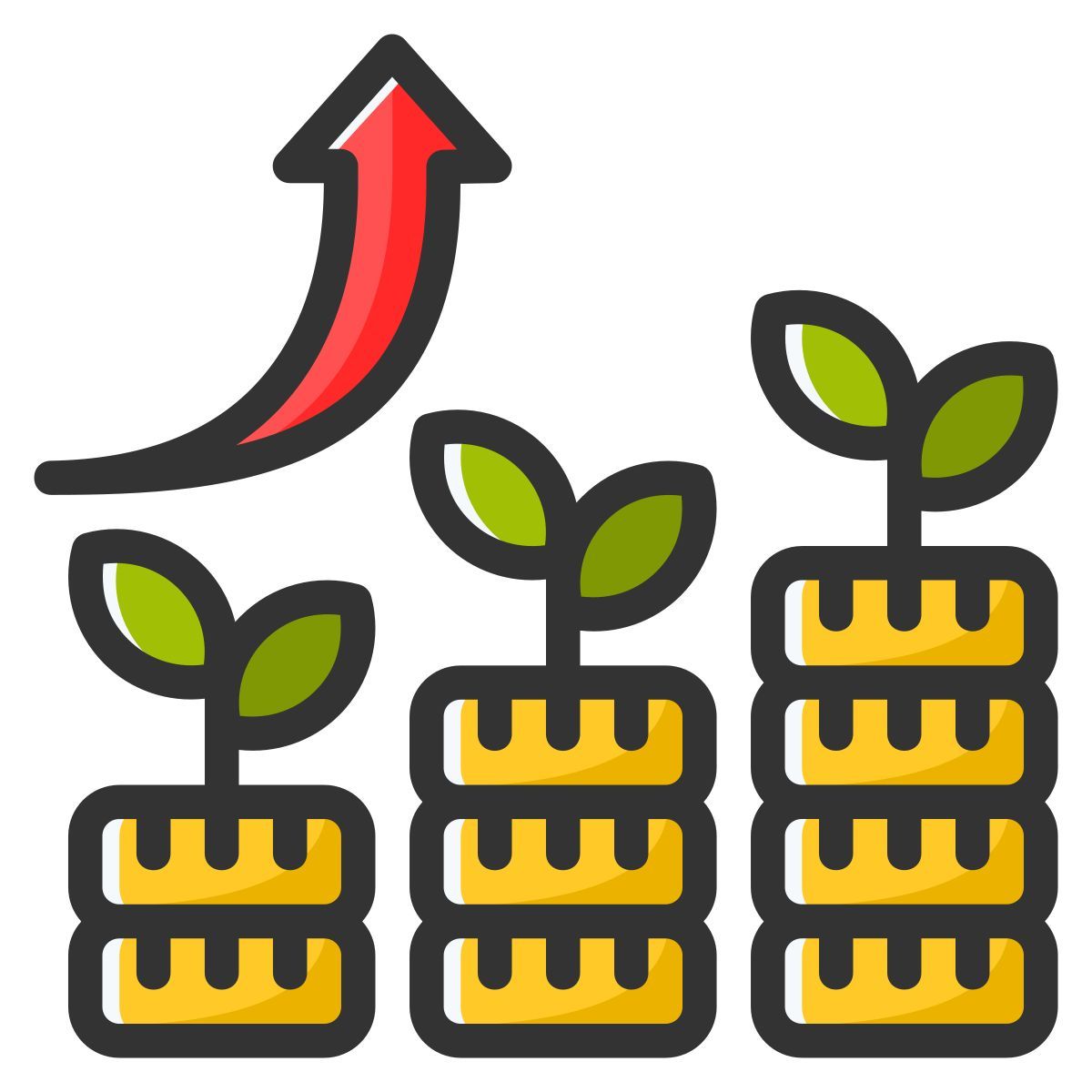 profit growth icon