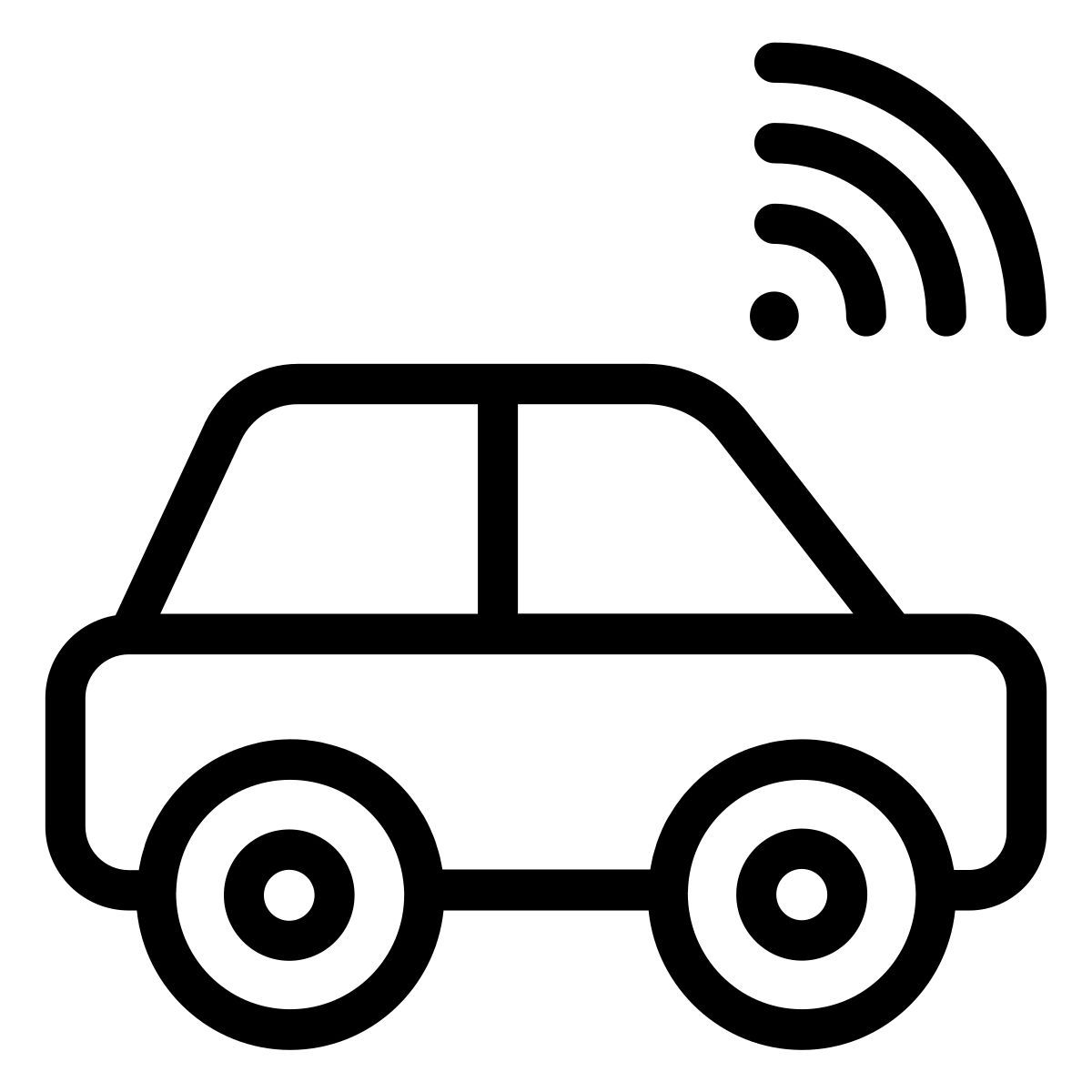 autonomous car icon