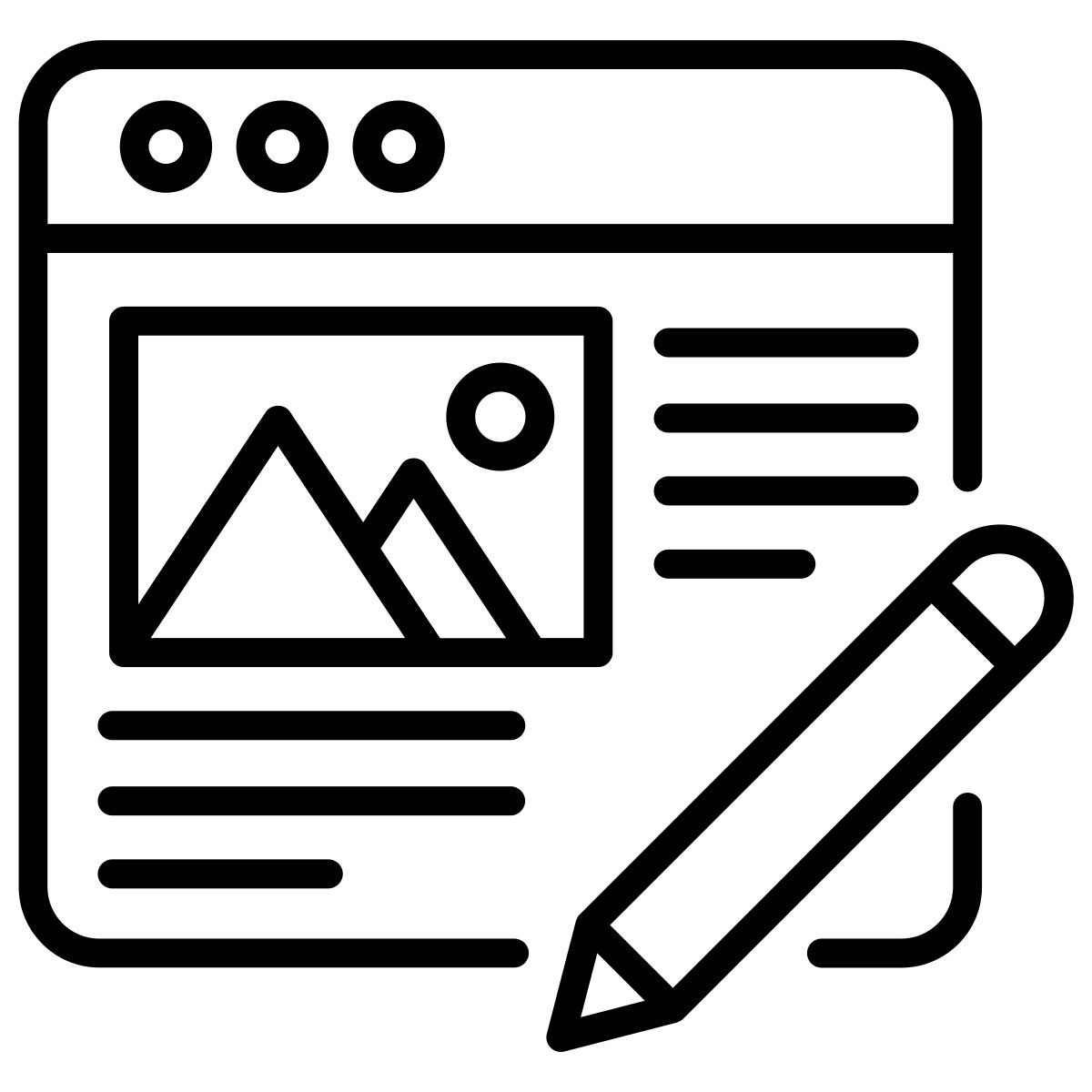 blog writing icon