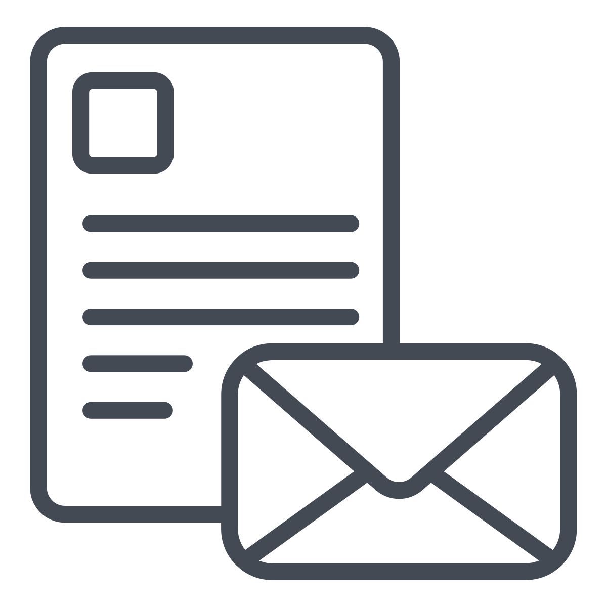 branding stationery icon