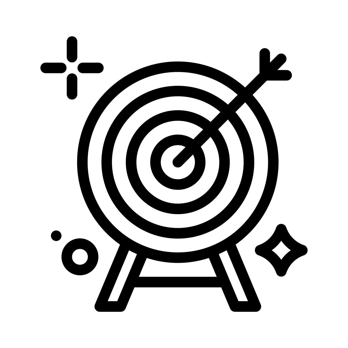 bullseye arrow icon