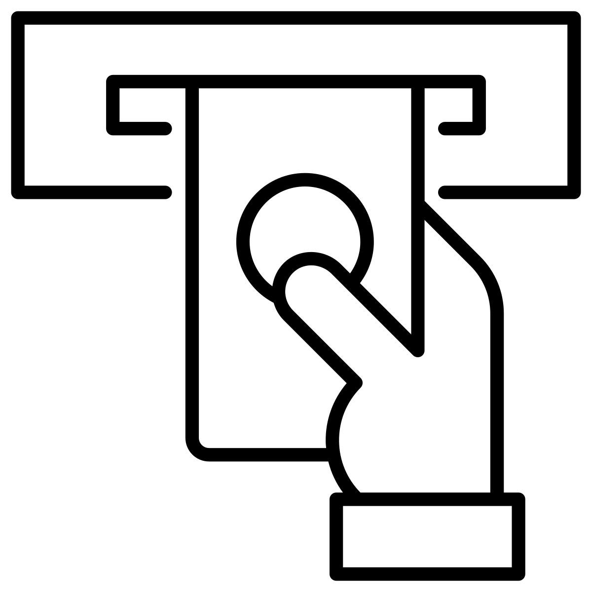 retiro de efectivo icon