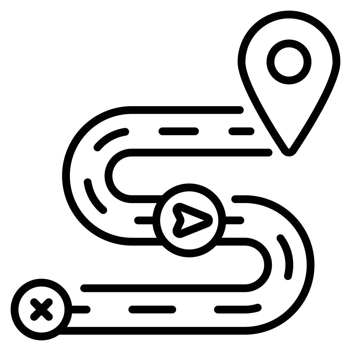 close route icon