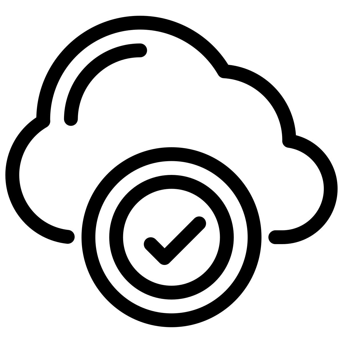 cloud acceptance icon