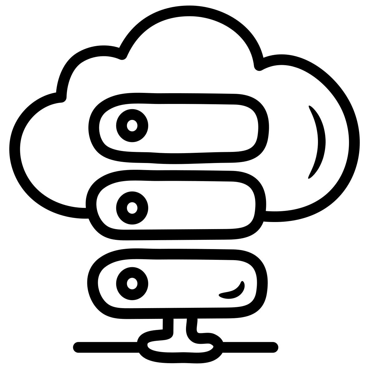 cloud data icon