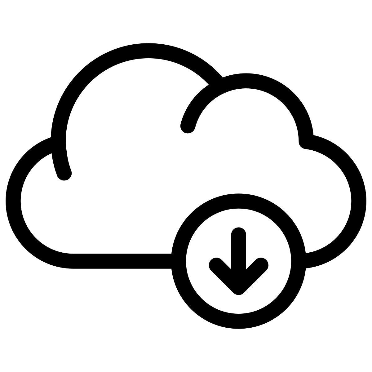 cloud download icon