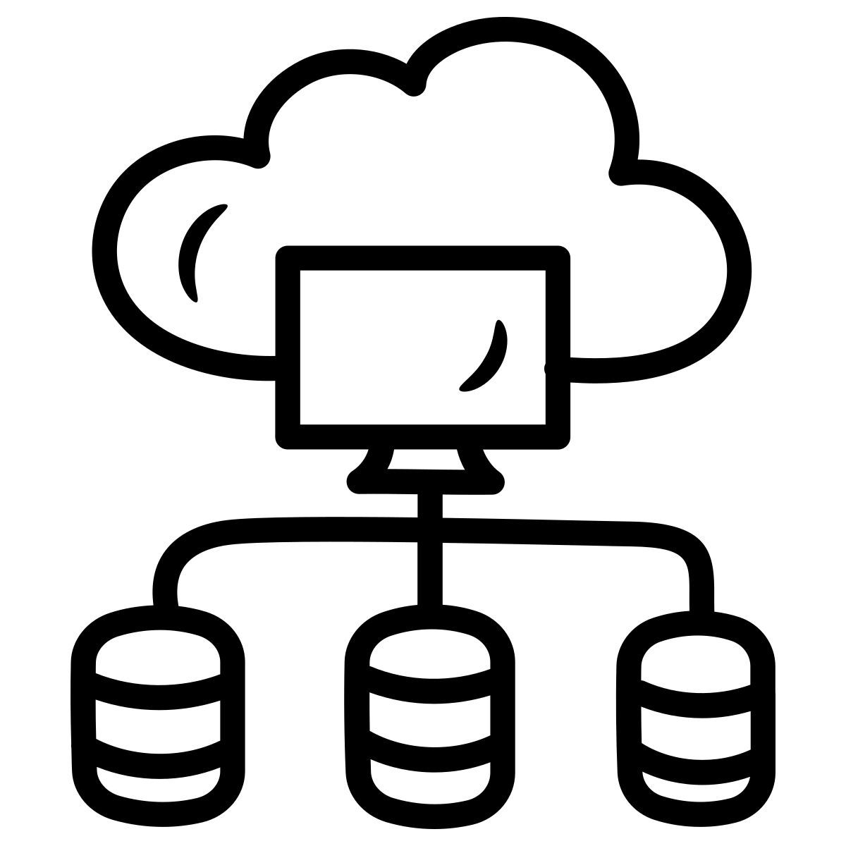 cloud hosting icon