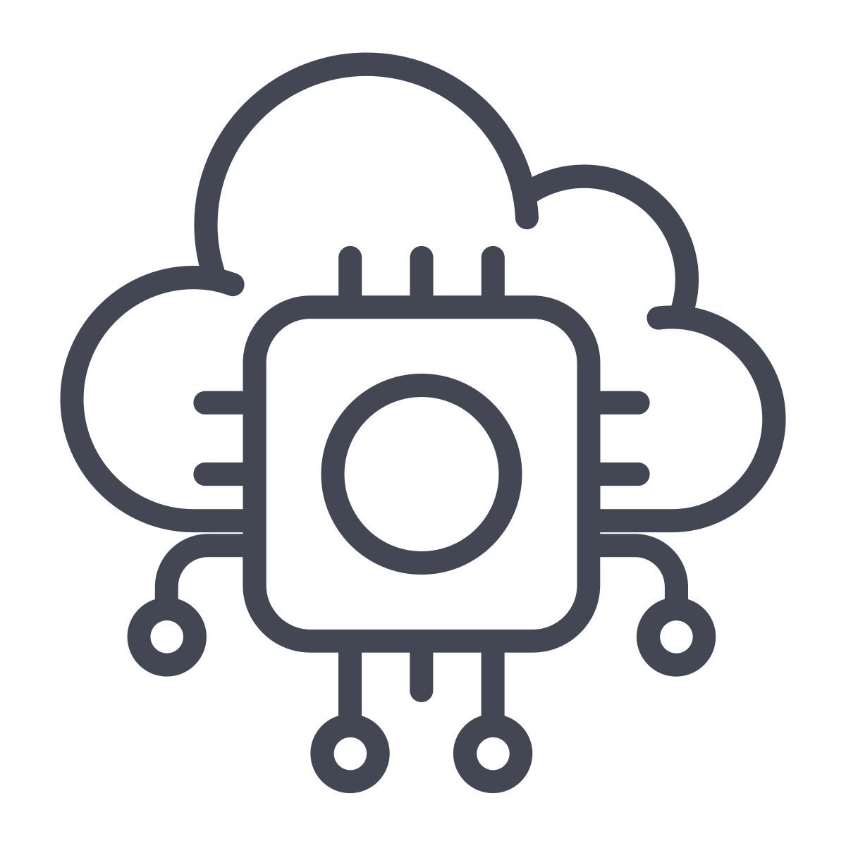 cloud processing icon