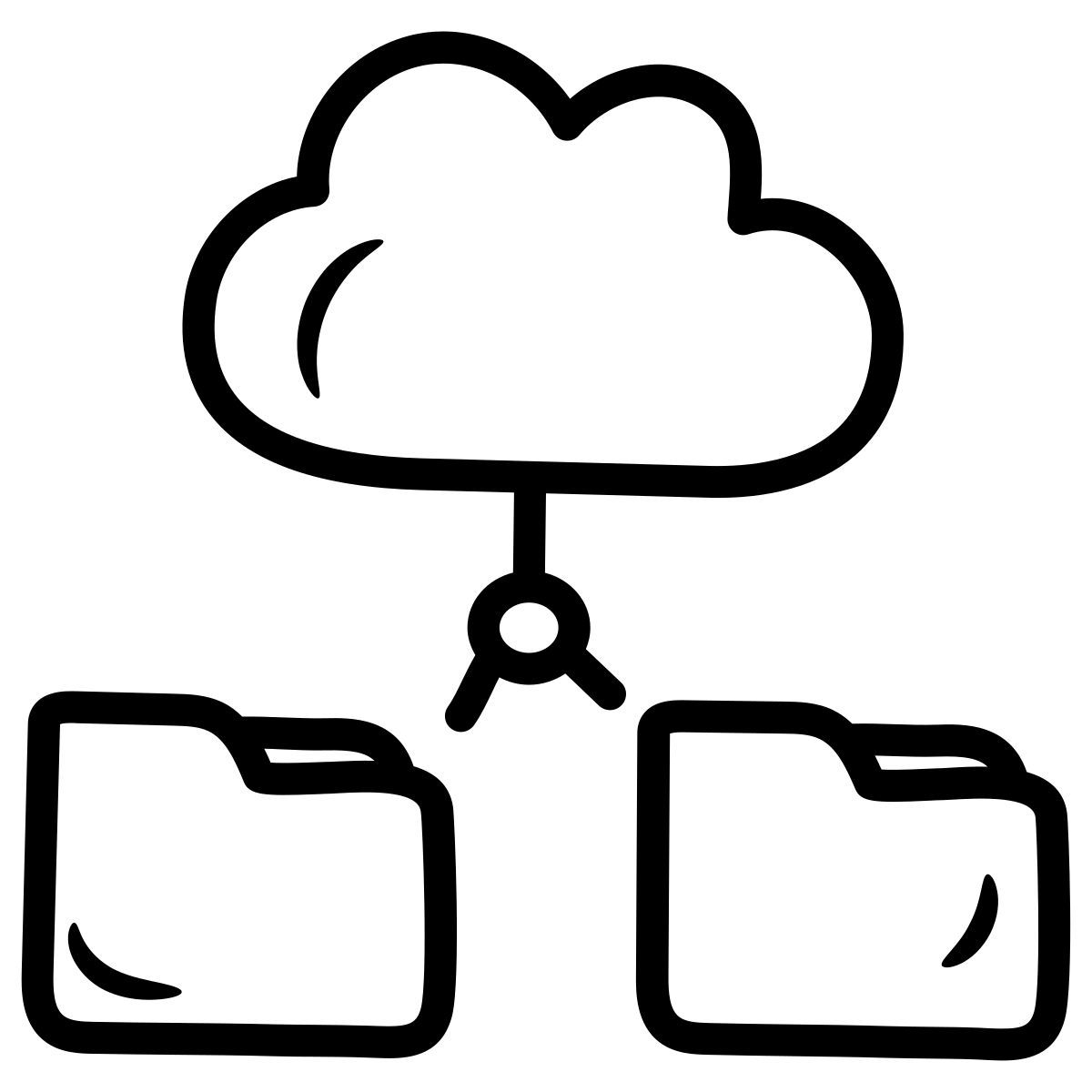 condivisione cloud icon