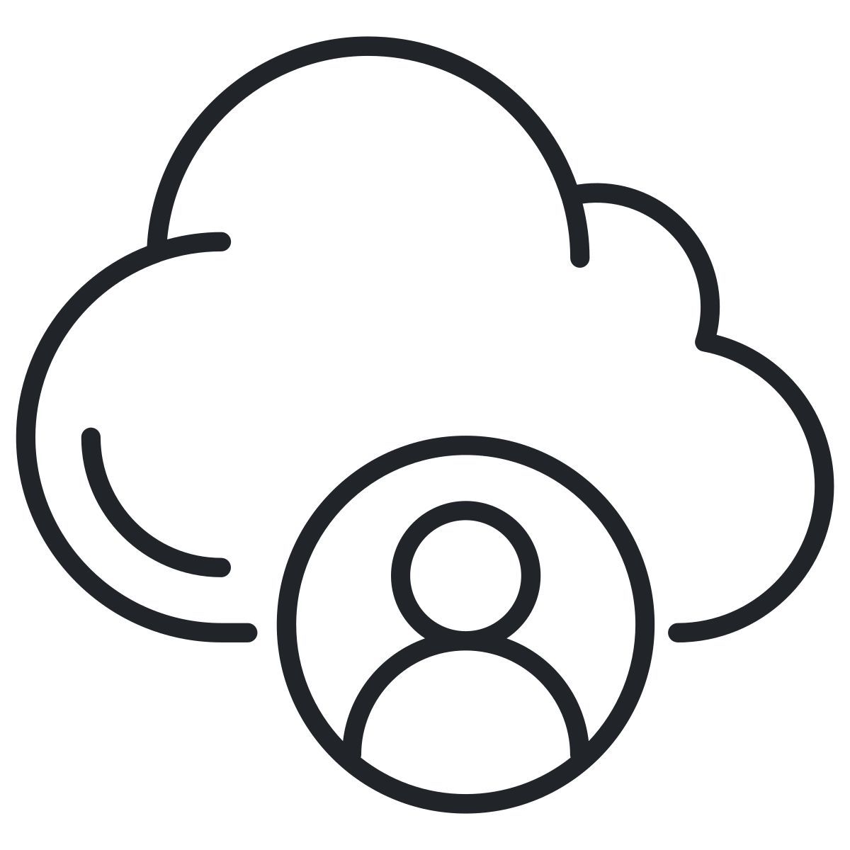 cloud user icon