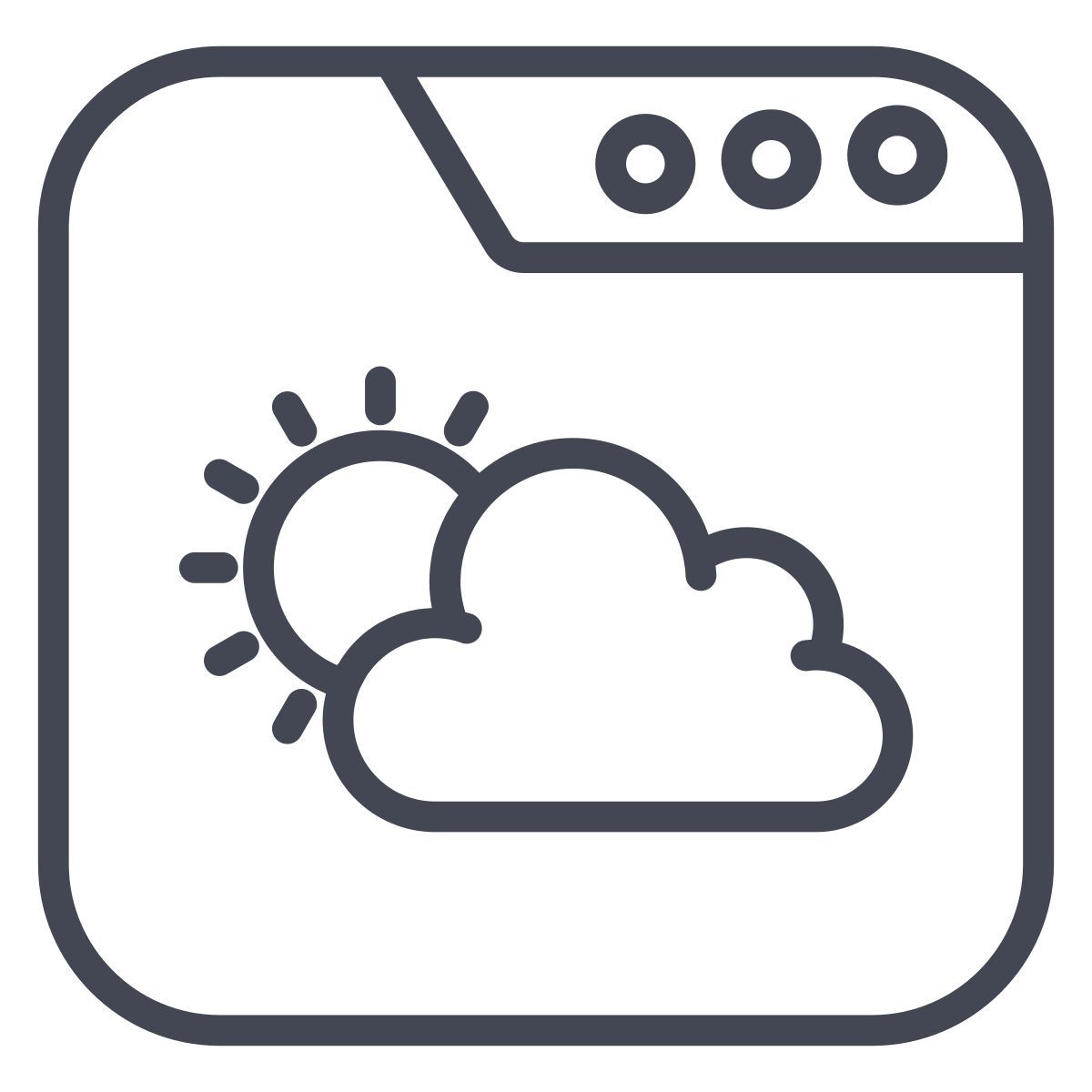 cloud web icon
