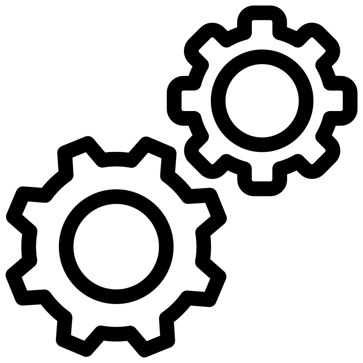 cogs icon