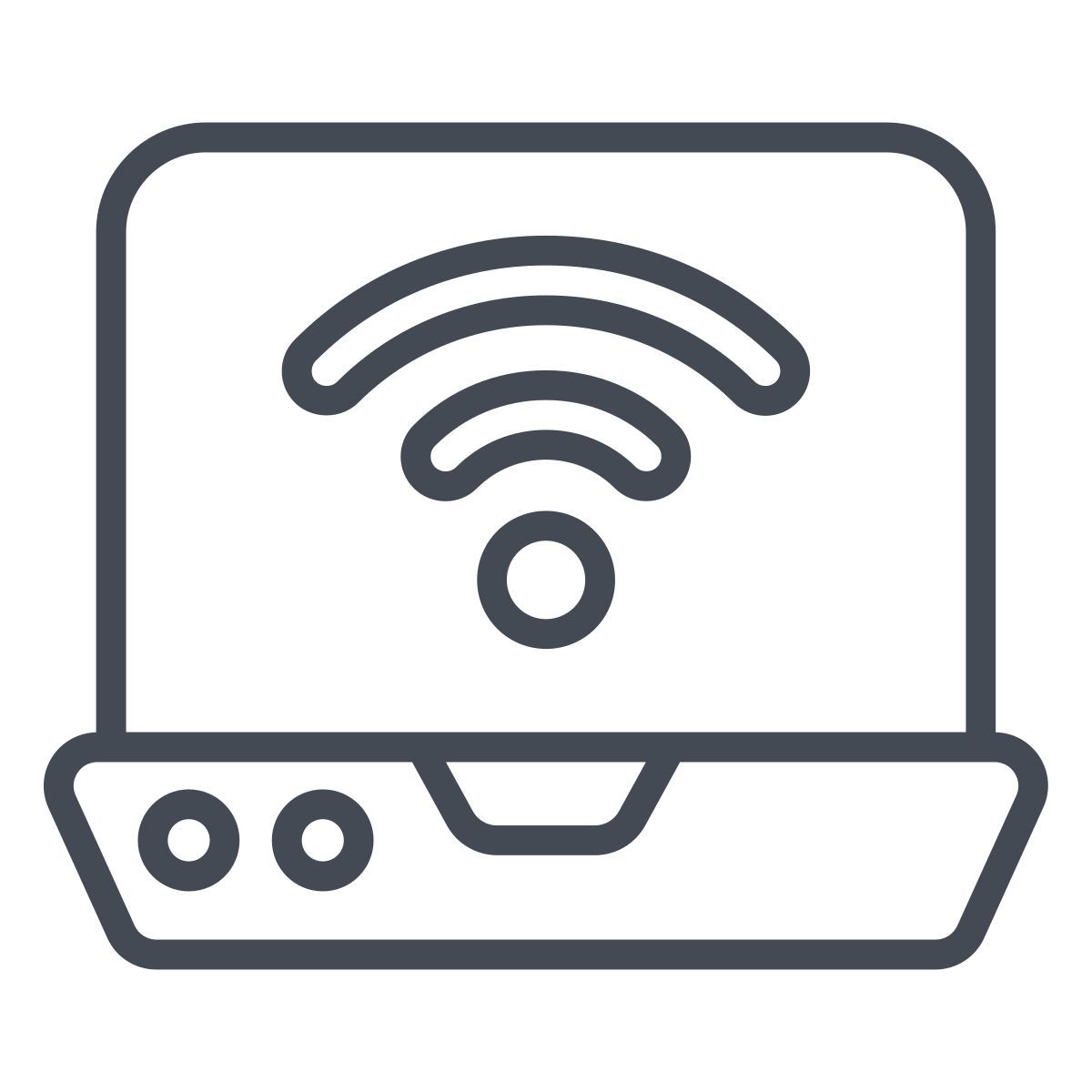 portátil conectado icon