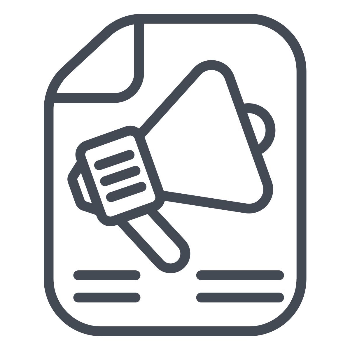 content marketing icon