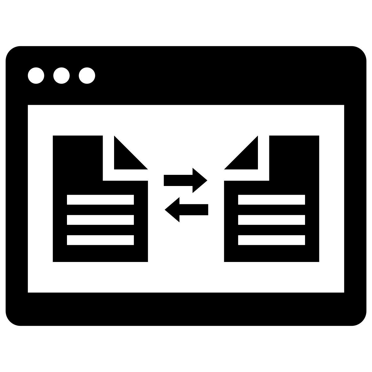 data transfer icon
