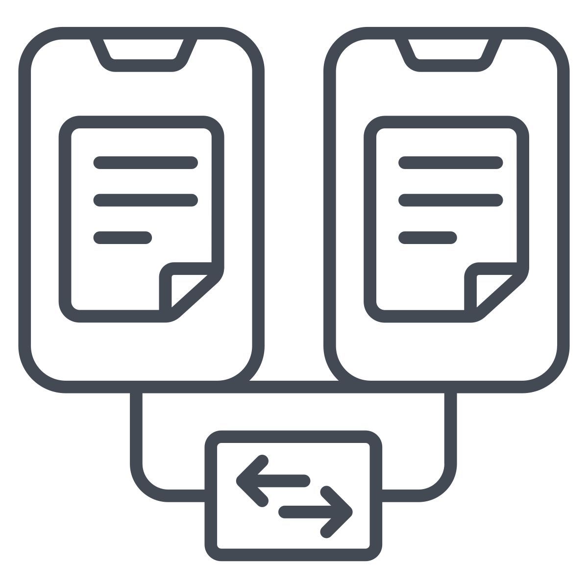 data transfer icon