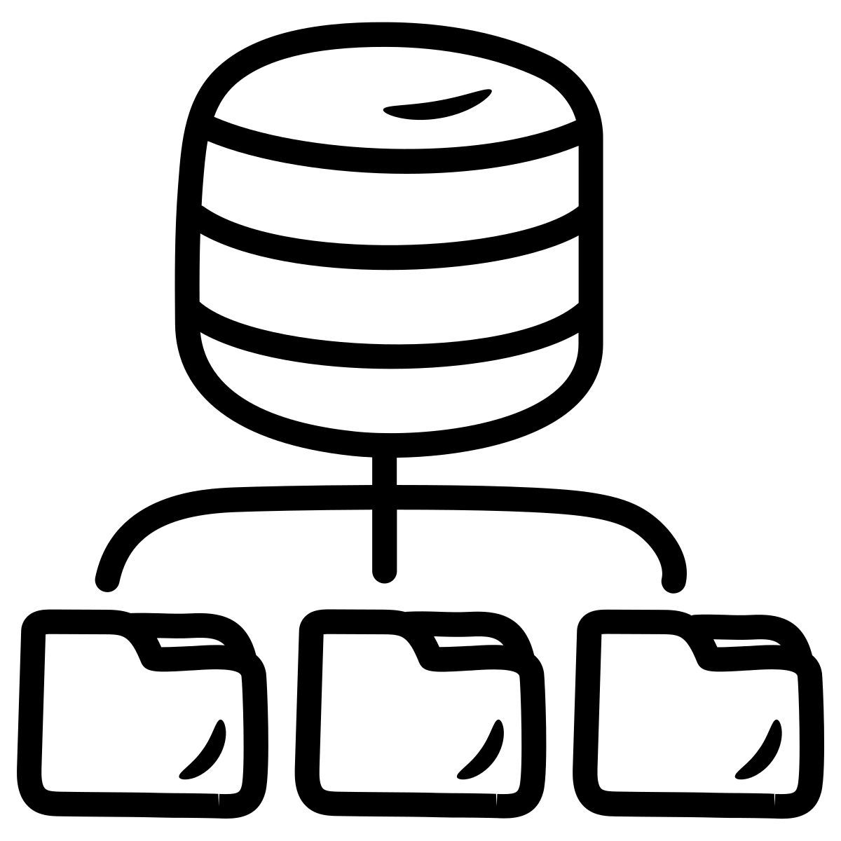 Gerarchia del database icon