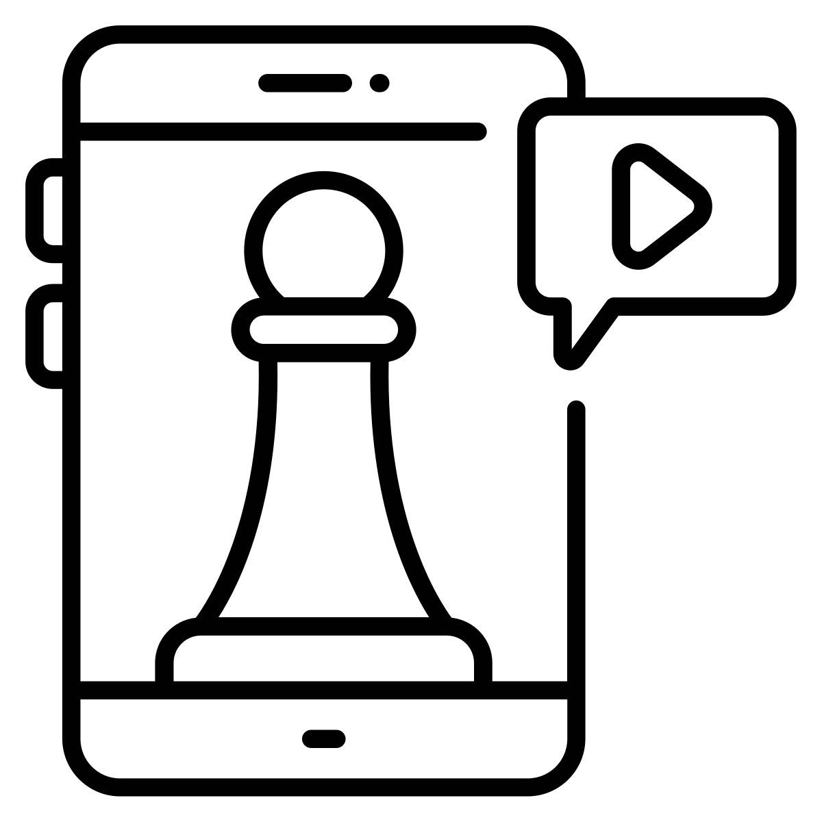 digital strategy video icon