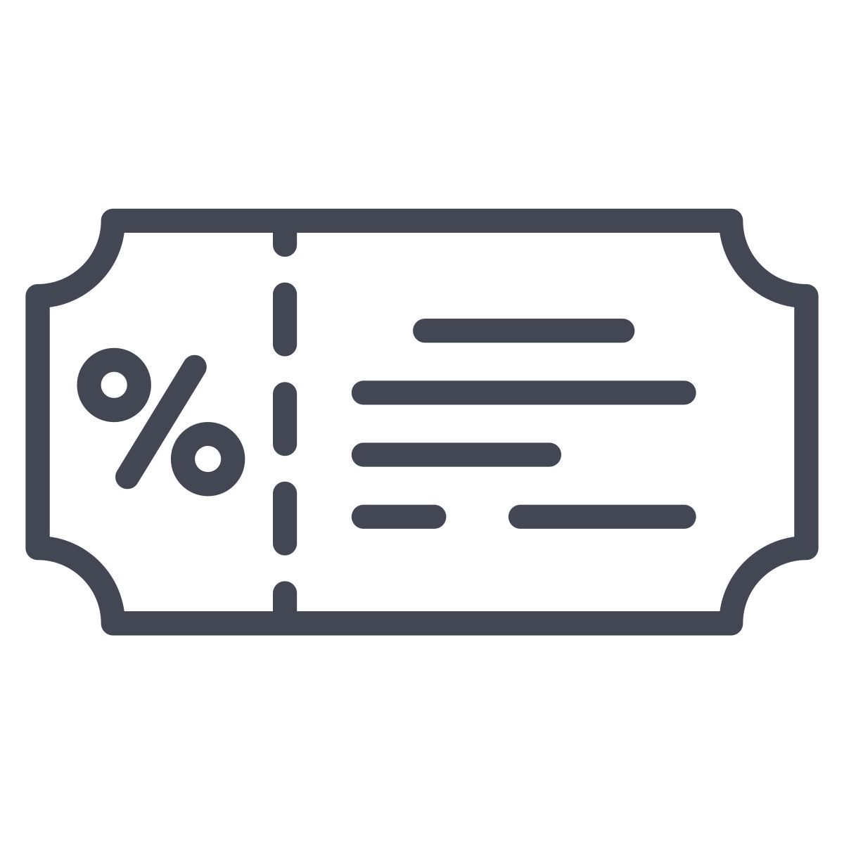 discount ticket icon