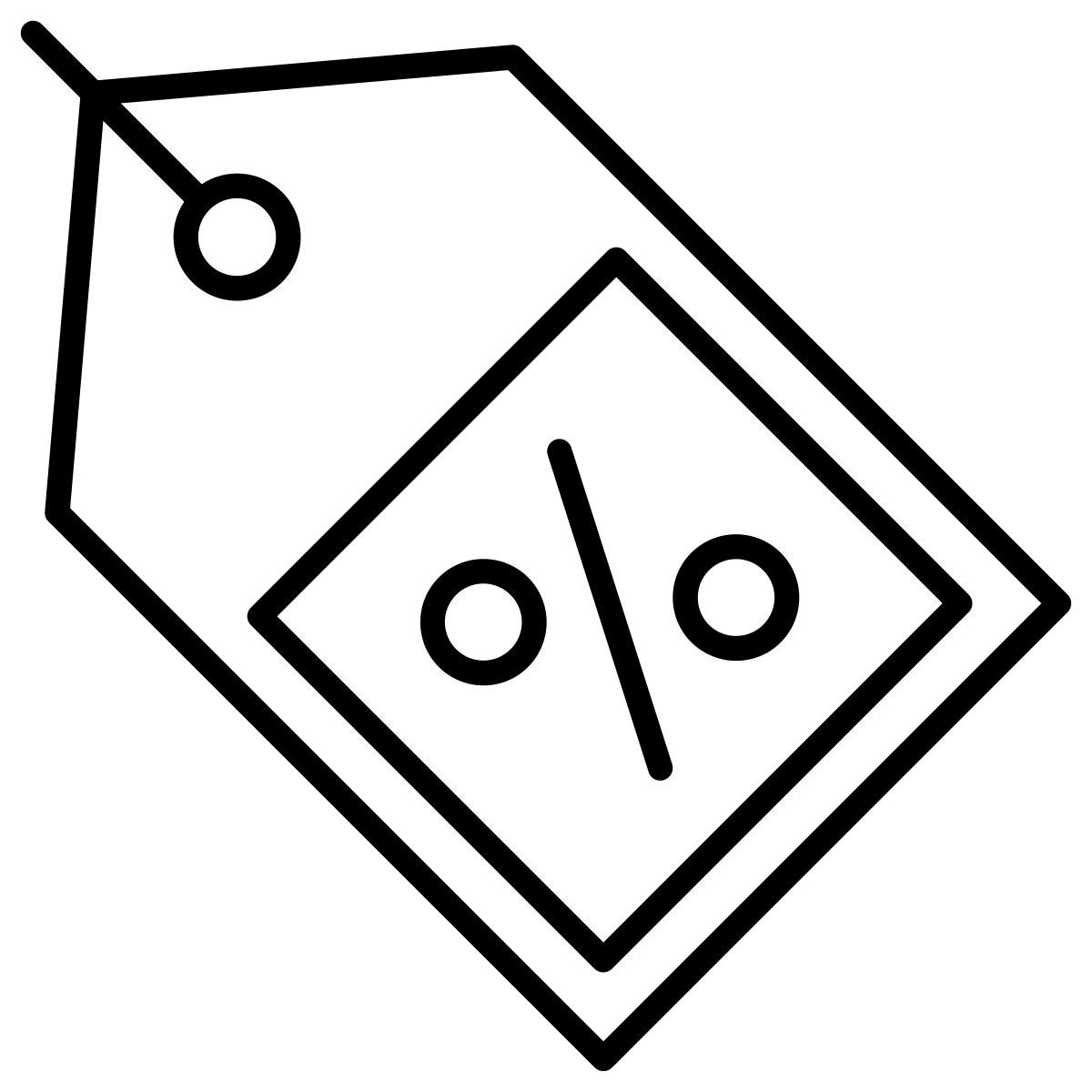 etichetta di sconto icon