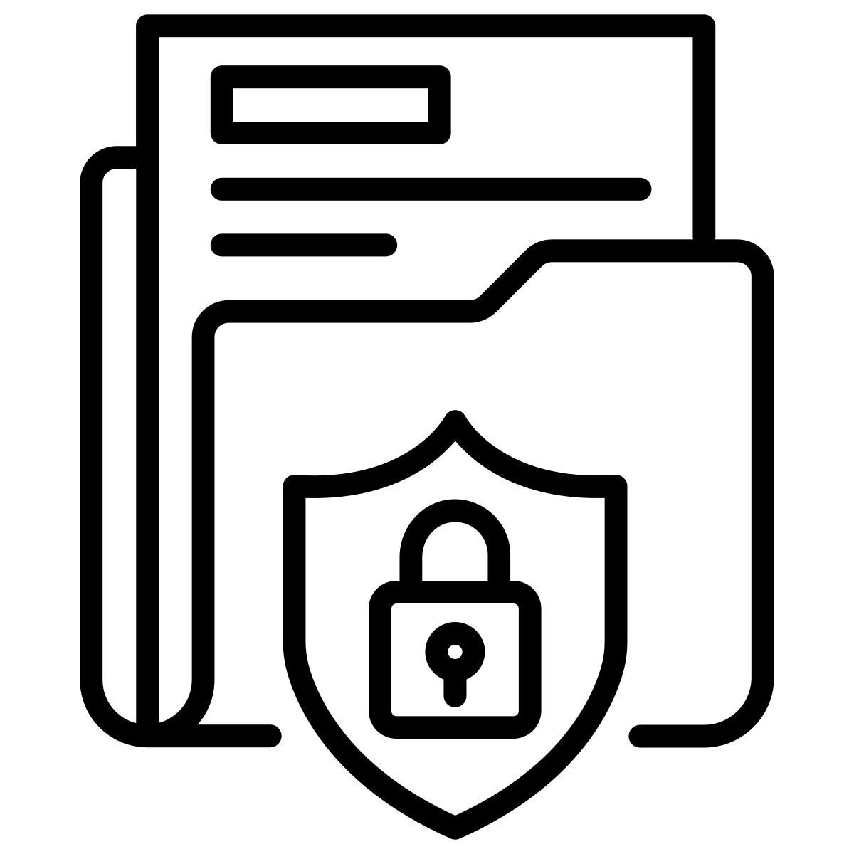 sécurité des documents icon