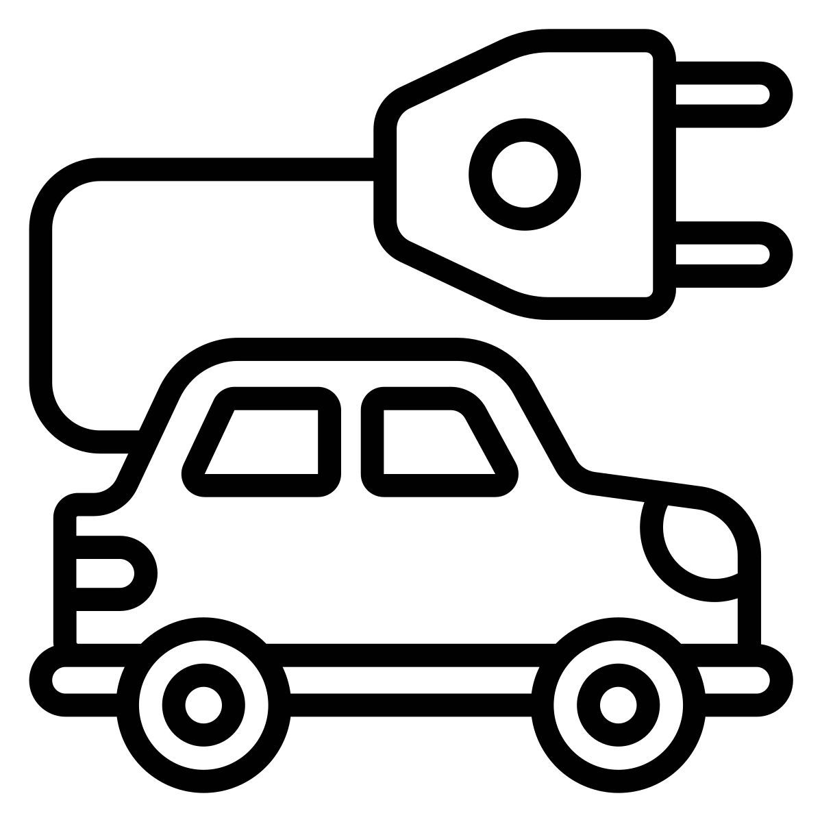 electric car icon