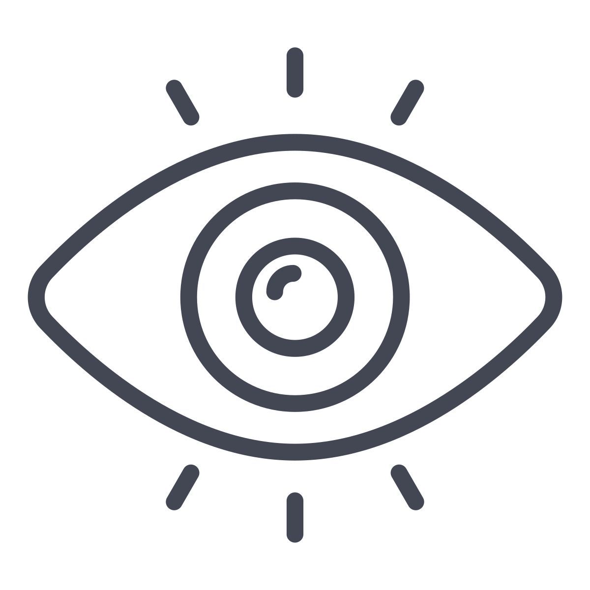 eye monitoring icon