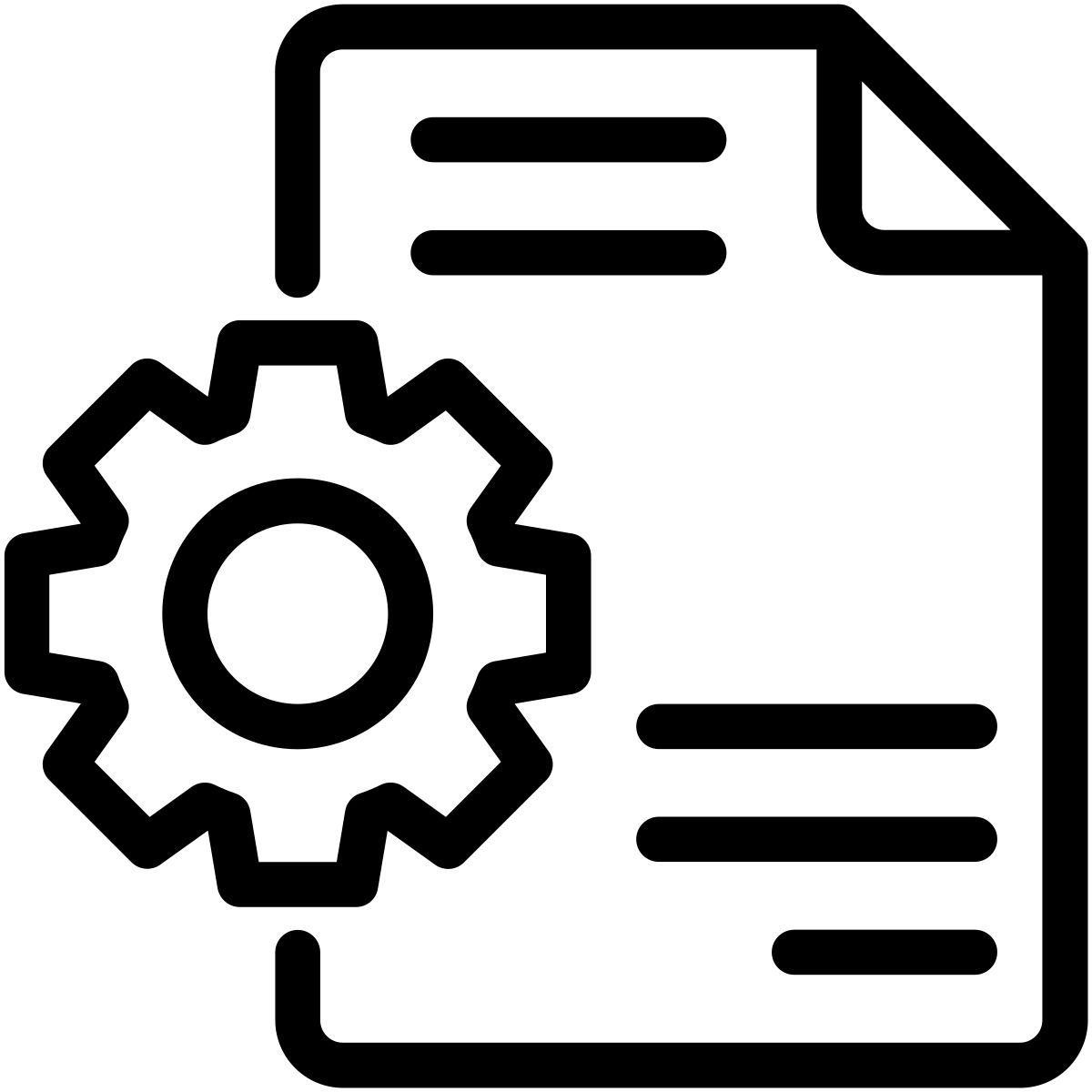 paramètres de fichier icon