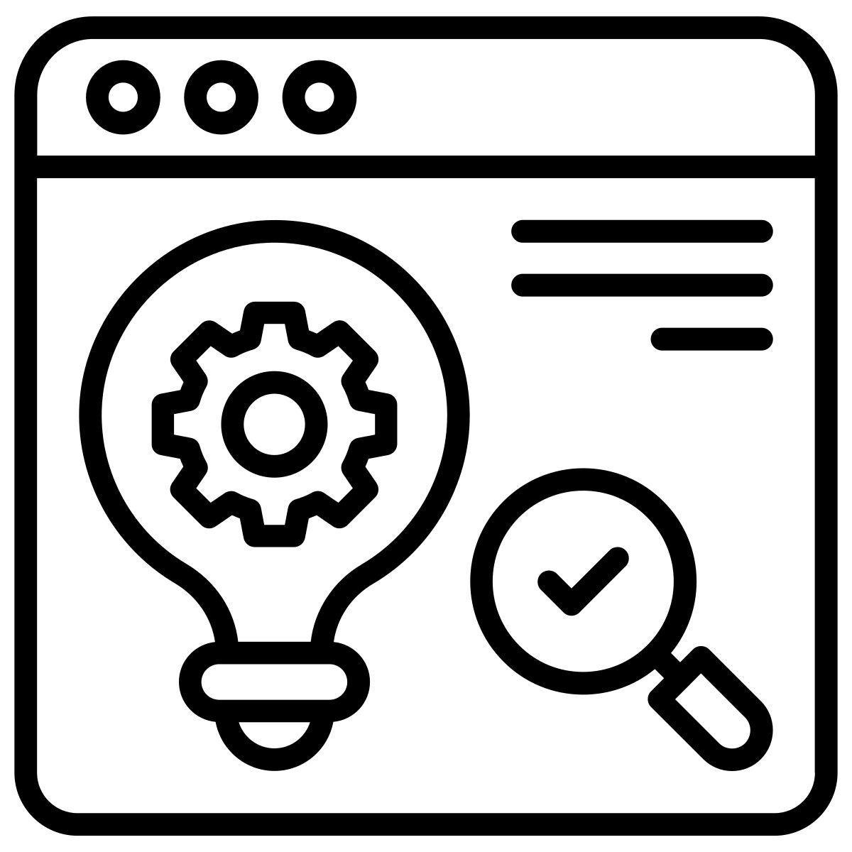 find seo solution icon
