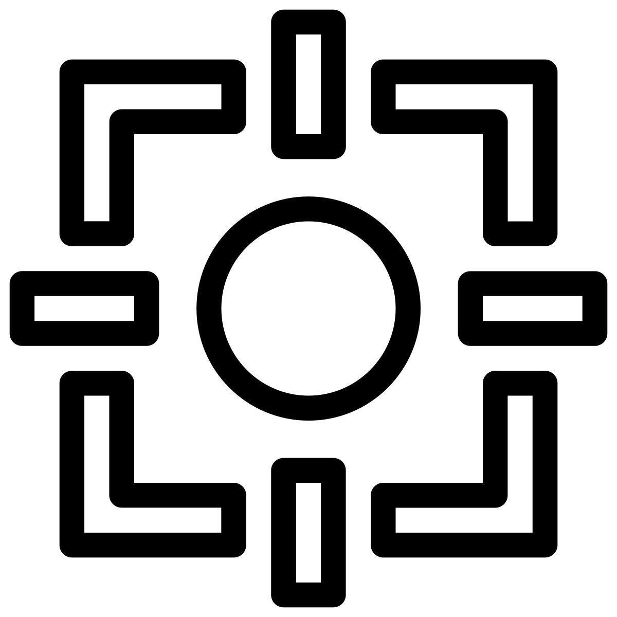 herramienta de enfoque icon