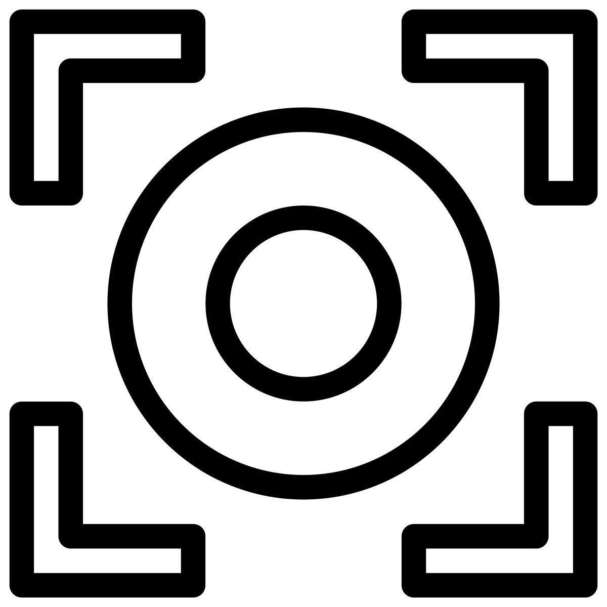 herramienta de enfoque icon