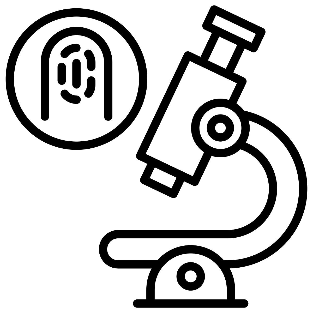 forensic lab icon