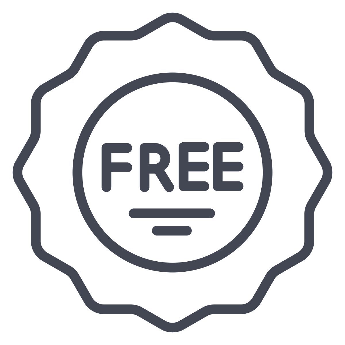 free sticker icon