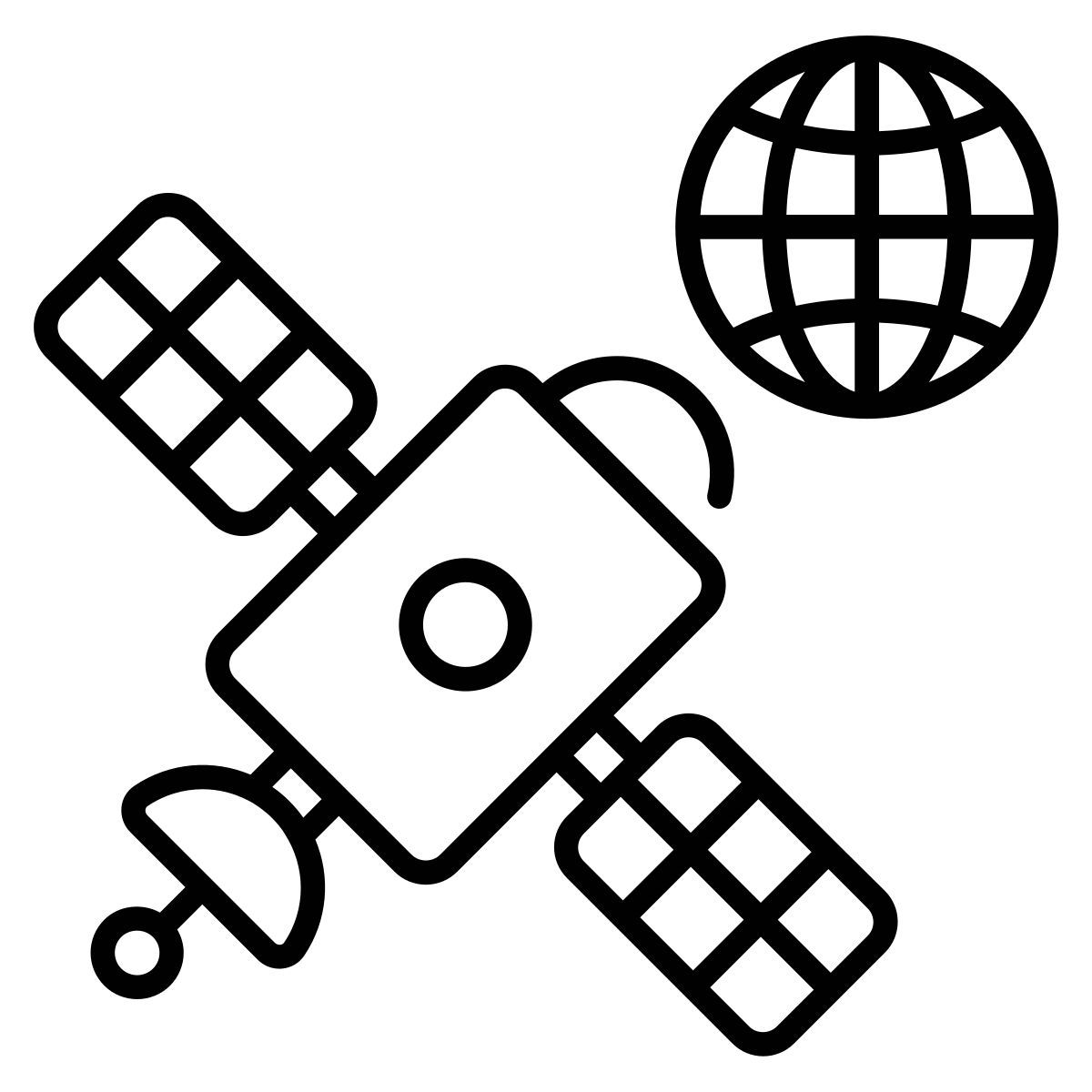 global satellite icon