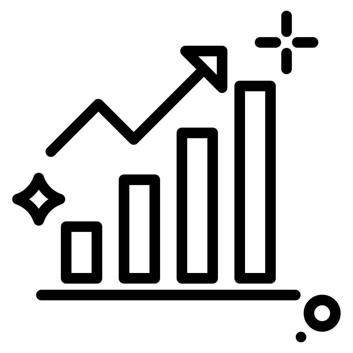 growth chart icon