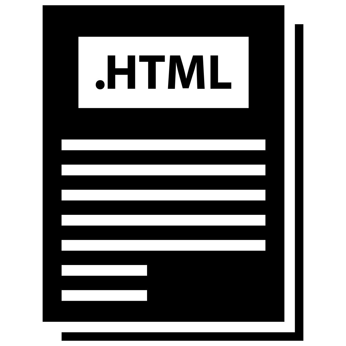 html file icon